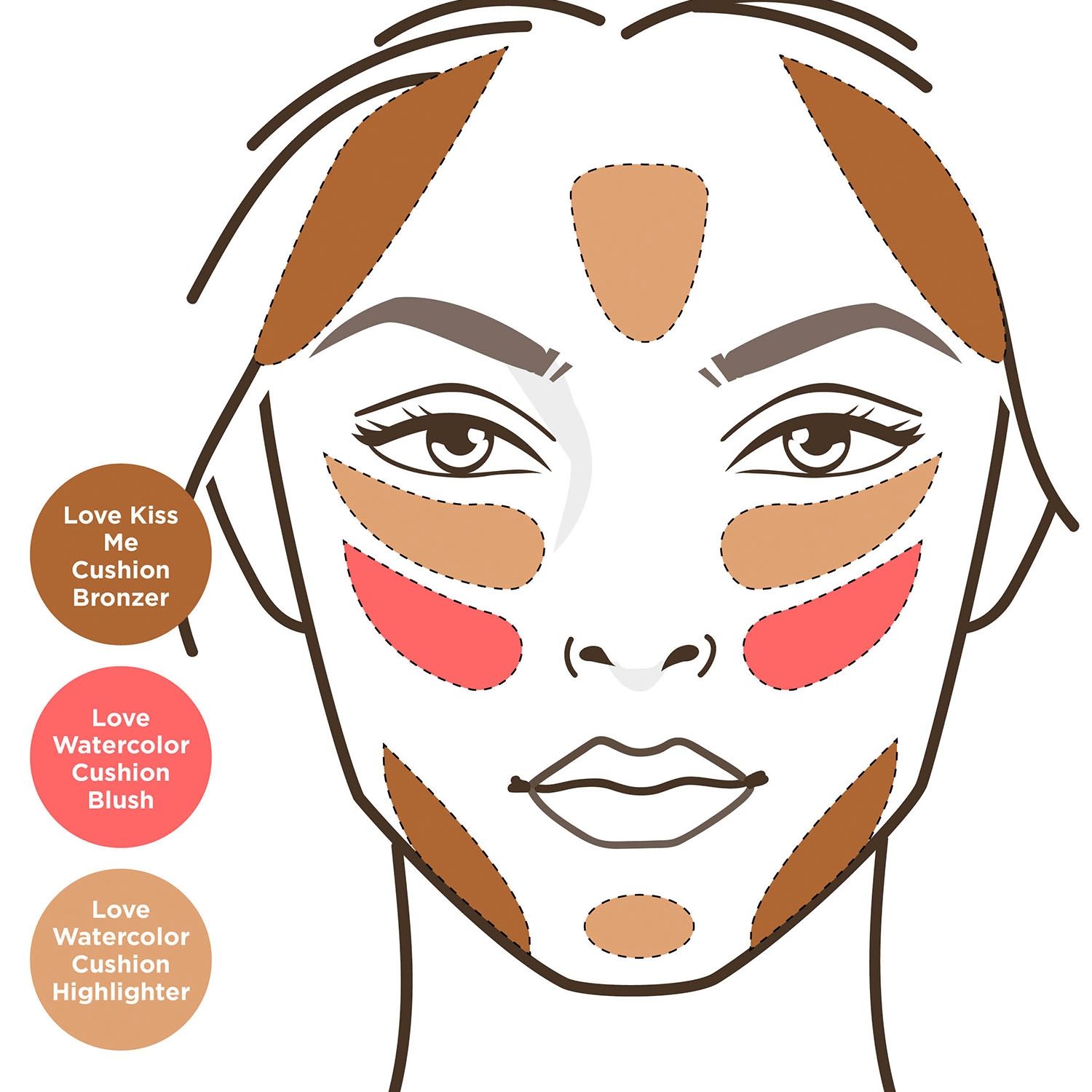 fmg Colors of LOVE Sun-Kissed Cushion Bronzer - Image 2